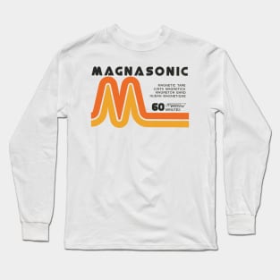 Magnasonic C60 Retro Cassette Tape Long Sleeve T-Shirt